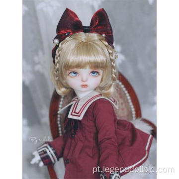 BJD Red Bow Hairband para boneca articulada SD/MSD
